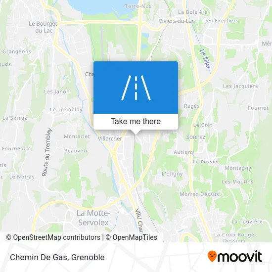 Chemin De Gas map