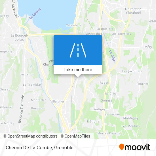 Chemin De La Combe map