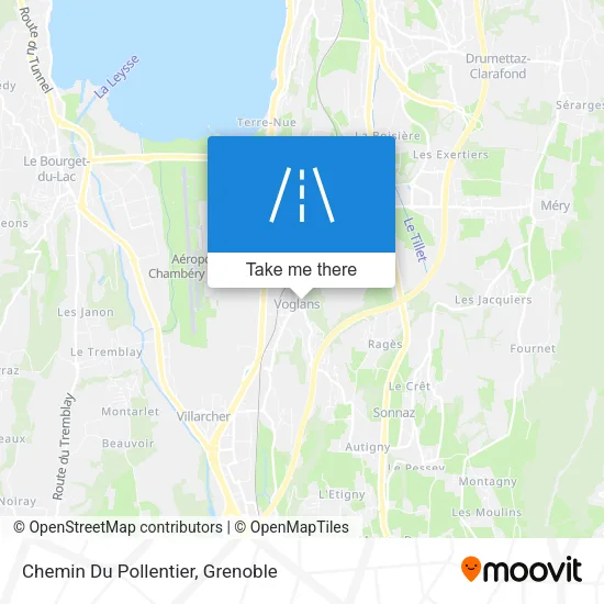 Chemin Du Pollentier map