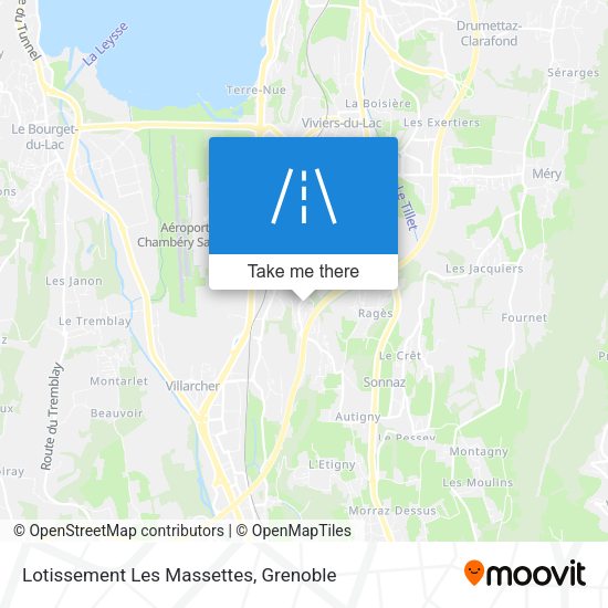 Lotissement Les Massettes map