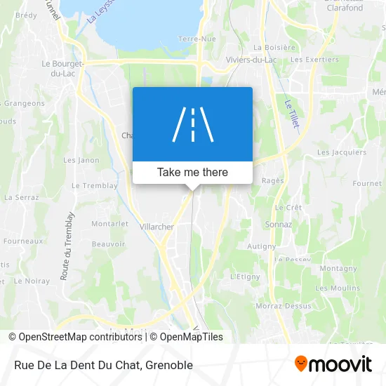 Rue De La Dent Du Chat map