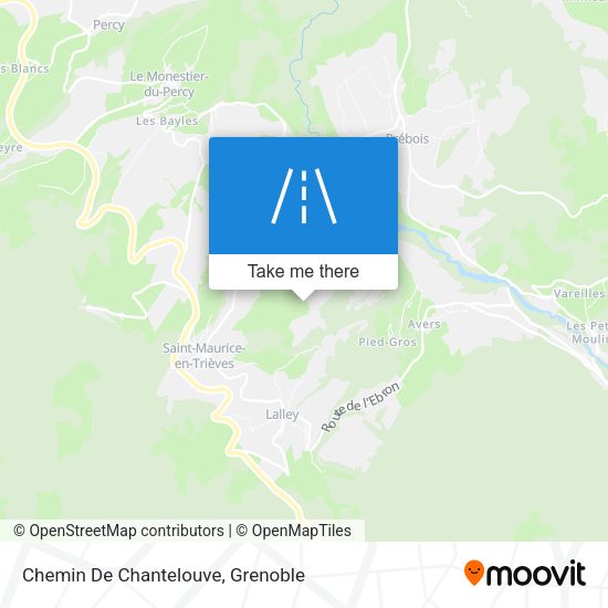 Chemin De Chantelouve map