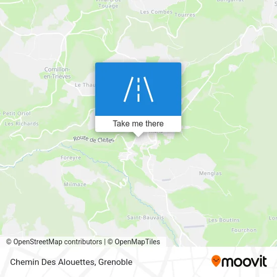 Chemin Des Alouettes map