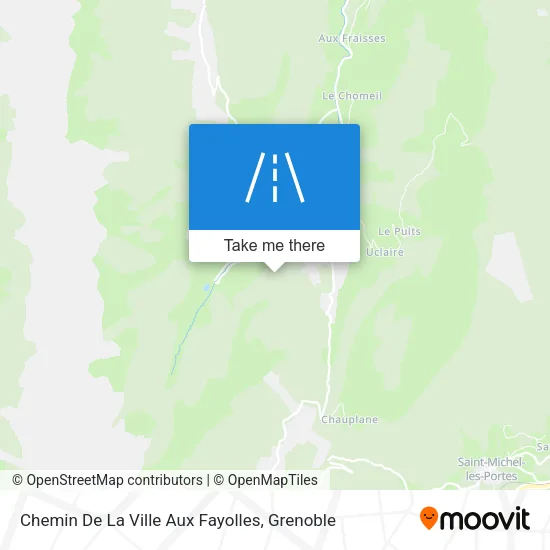 Chemin De La Ville Aux Fayolles map