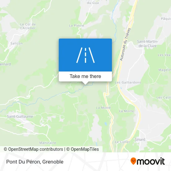 Pont Du Péron map