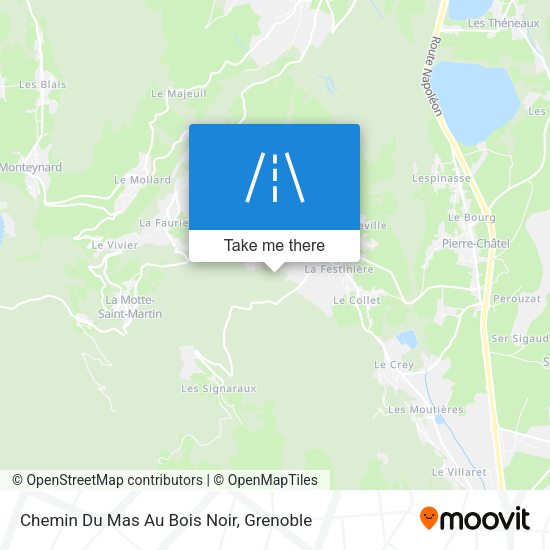 Chemin Du Mas Au Bois Noir map