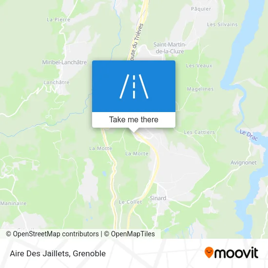 Aire Des Jaillets map
