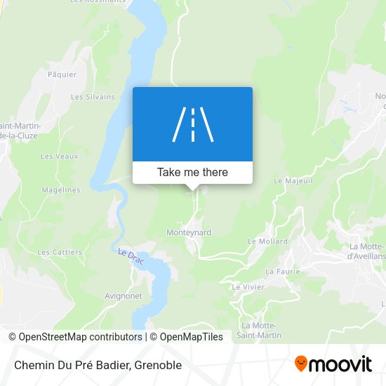 Chemin Du Pré Badier map