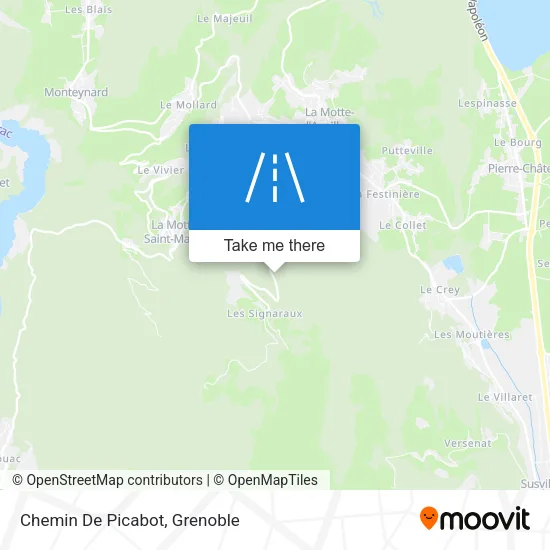 Chemin De Picabot map