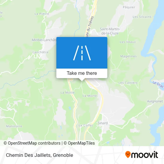Chemin Des Jaillets map