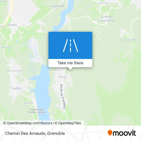 Chemin Des Arnauds map