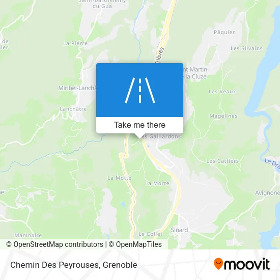Chemin Des Peyrouses map