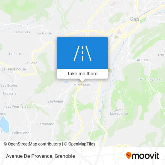 Avenue De Provence map