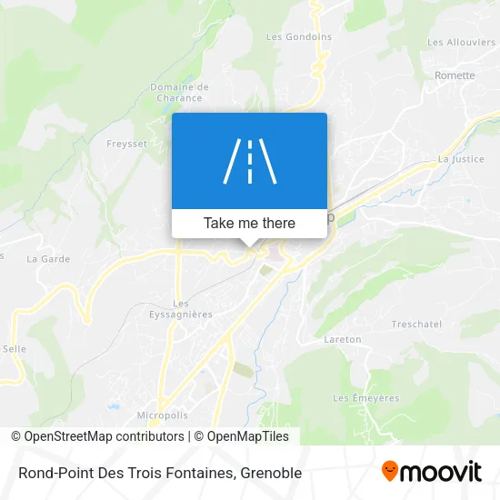 Rond-Point Des Trois Fontaines map