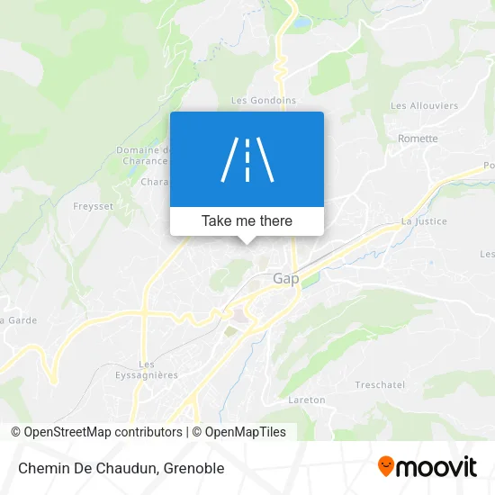 Chemin De Chaudun map