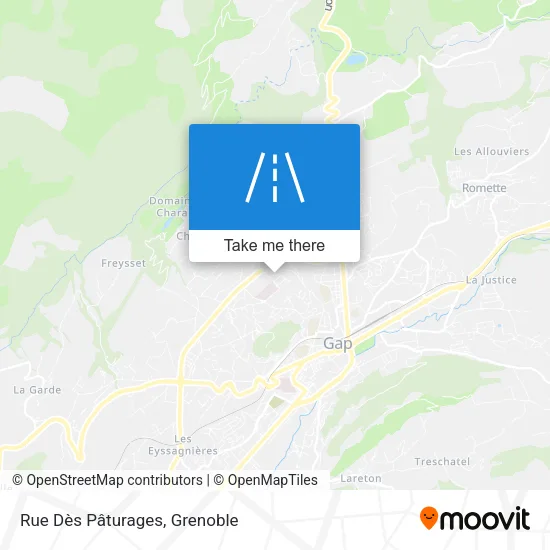 Rue Dès Pâturages map