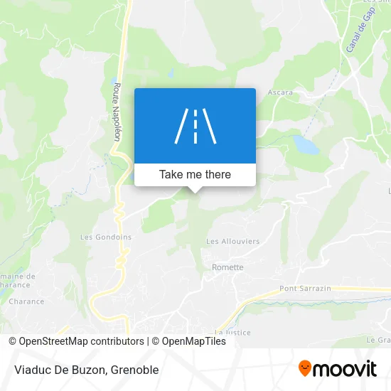 Viaduc De Buzon map