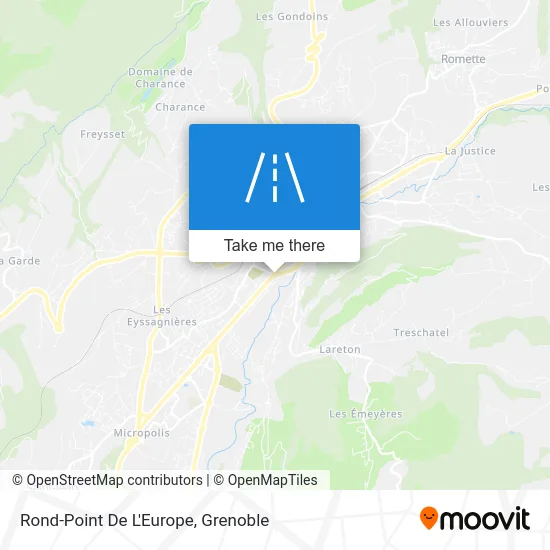 Rond-Point De L'Europe map