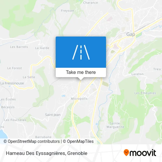 Hameau Des Eyssagnières map