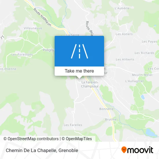 Chemin De La Chapelle map