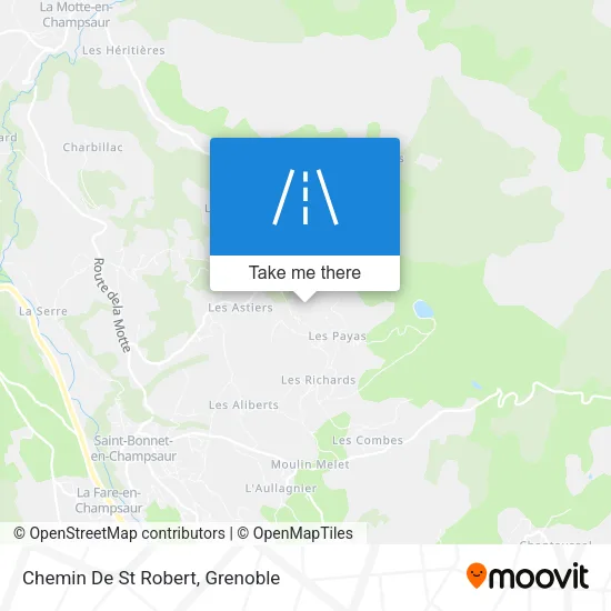 Chemin De St Robert map