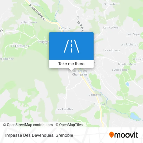 Impasse Des Devendues map