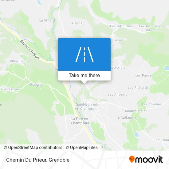 Chemin Du Prieur map