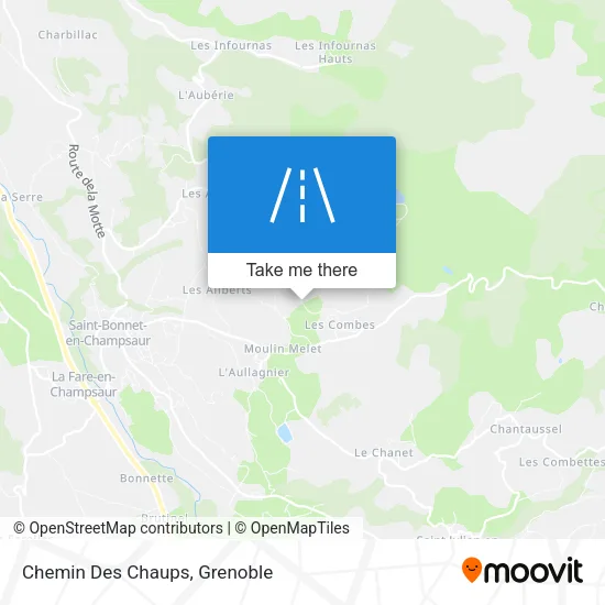 Chemin Des Chaups map