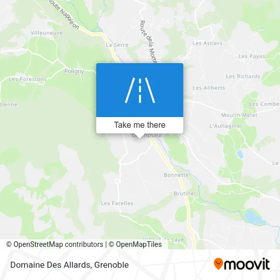 Domaine Des Allards map