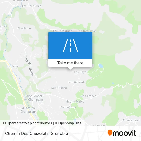 Chemin Des Chazelets map
