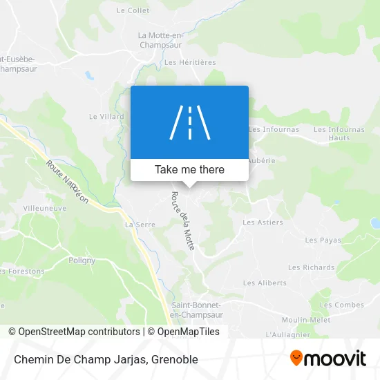 Chemin De Champ Jarjas map
