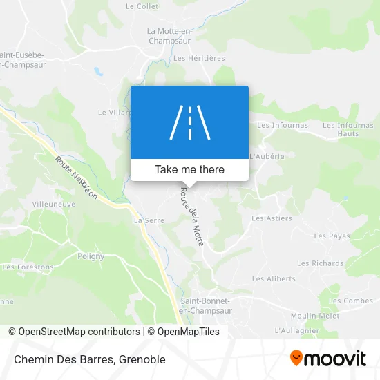 Chemin Des Barres map