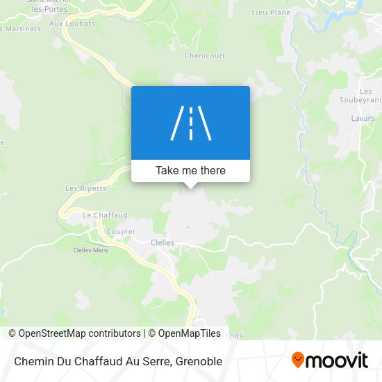 Chemin Du Chaffaud Au Serre map