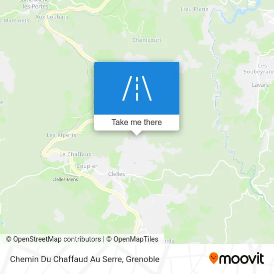 Chemin Du Chaffaud Au Serre map