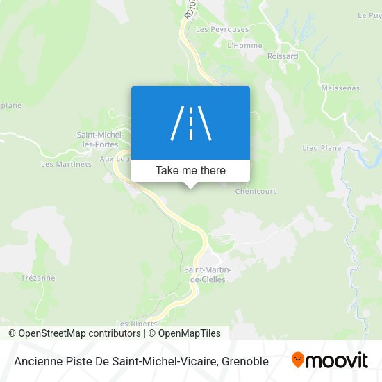 Ancienne Piste De Saint-Michel-Vicaire map