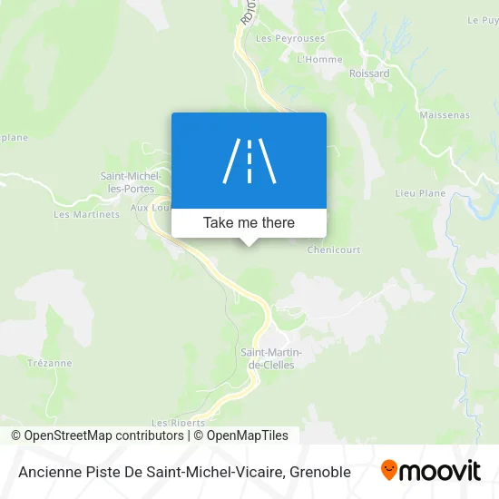 Ancienne Piste De Saint-Michel-Vicaire map