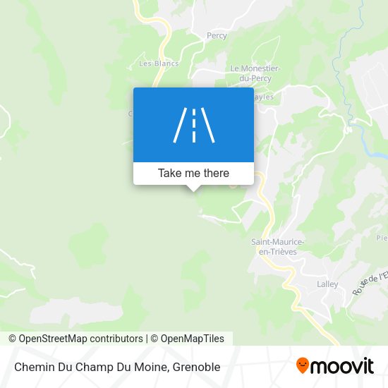 Chemin Du Champ Du Moine map