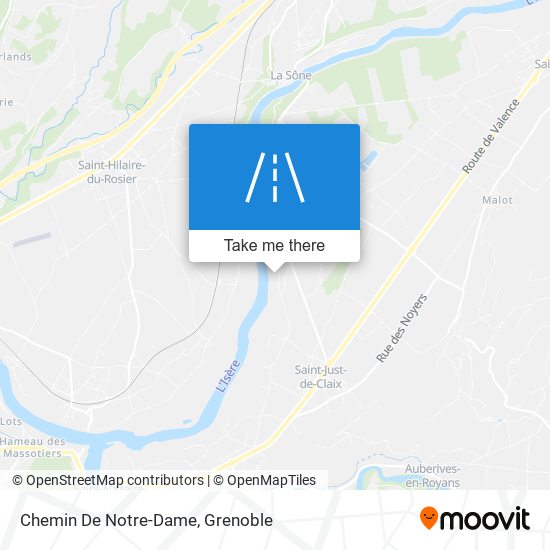 Chemin De Notre-Dame map