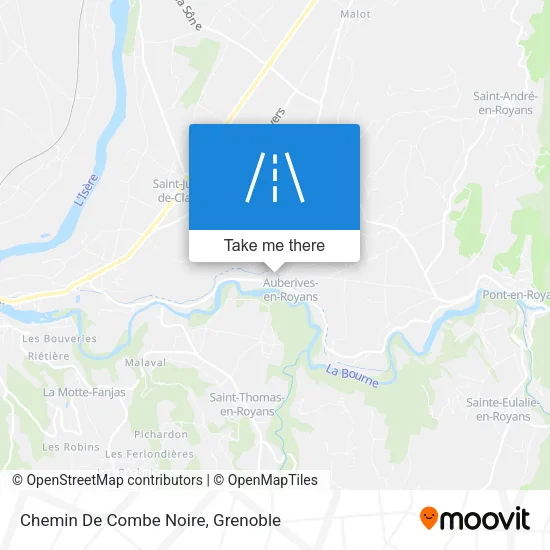 Chemin De Combe Noire map