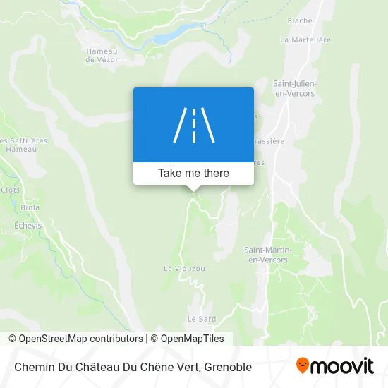 Chemin Du Château Du Chêne Vert map