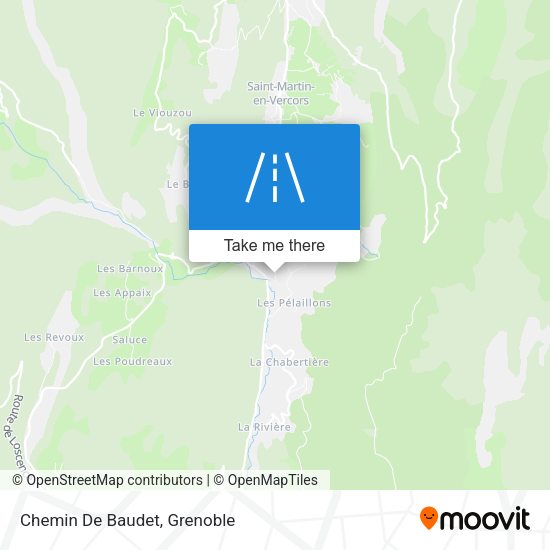 Chemin De Baudet map