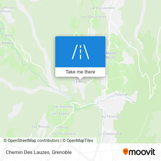 Chemin Des Lauzes map
