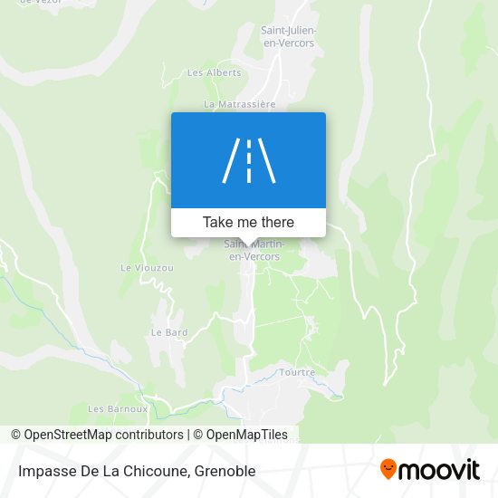 Impasse De La Chicoune map