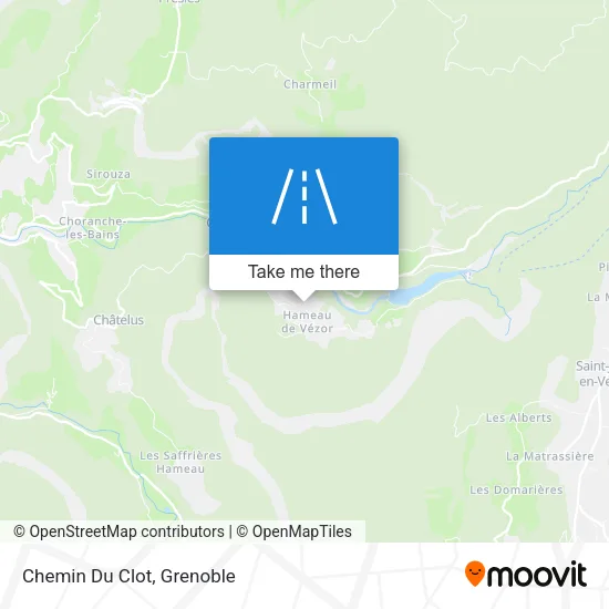 Chemin Du Clot map