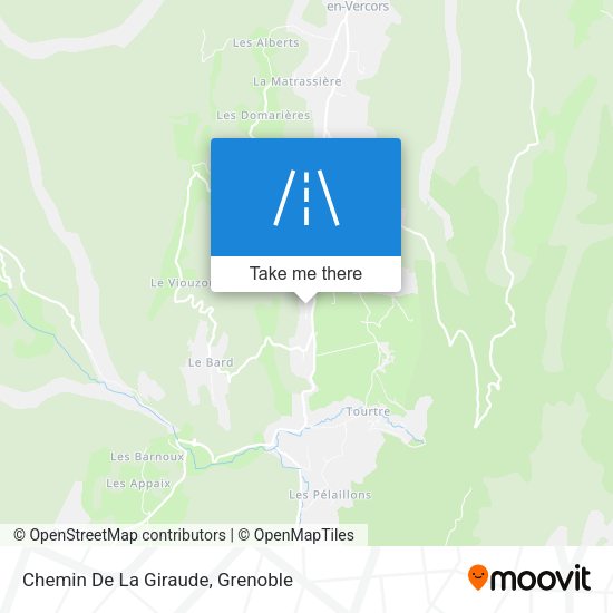 Chemin De La Giraude map