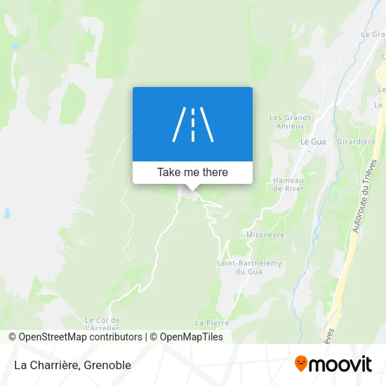La Charrière map