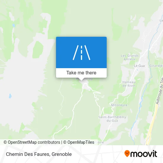 Chemin Des Faures map