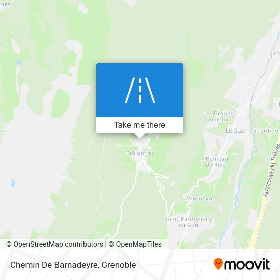 Chemin De Barnadeyre map