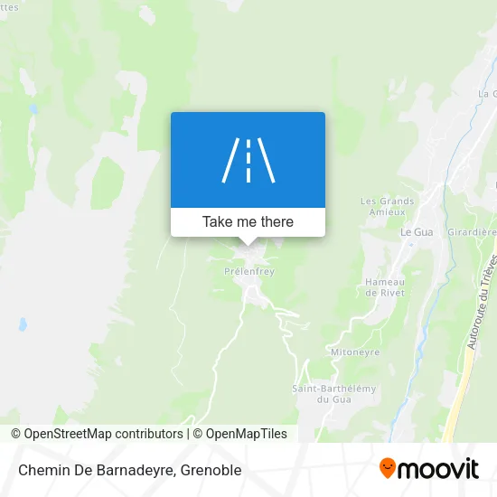 Chemin De Barnadeyre map