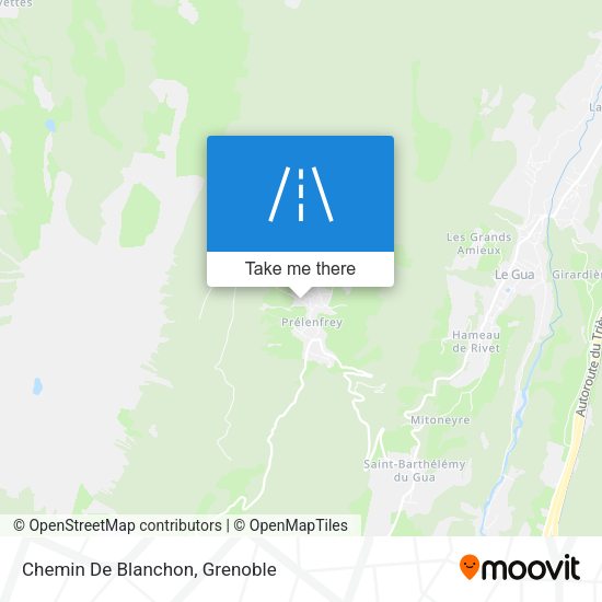 Chemin De Blanchon map